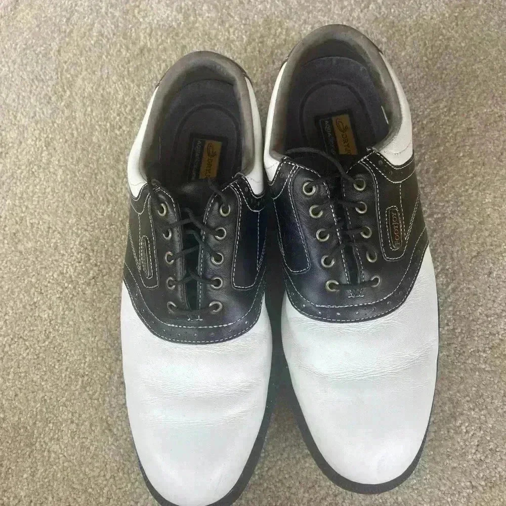 Men’s DRYJOYS Aqua Flex Leather Cleated Golf Shoes